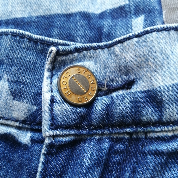 USA Flag Denim Shorts 32 - Picture 8 of 11